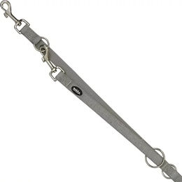 Produktbild von Nobby Hundeleine Full Reflect aus Nylon Grau Größe M-L - 2 m