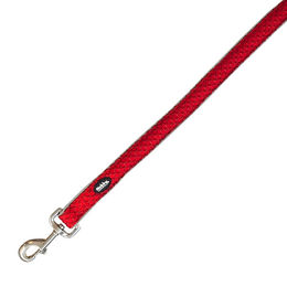 Nobby Hundeleine Mesh Air aus Nylon in Rot Größe M-L - 120 cm – Bild 1 von 2