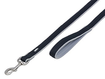 Nobby Hundeleine Mesh Preno aus Nylon Grau L 120 cm - 1 Stk. – Bild 1 von 2
