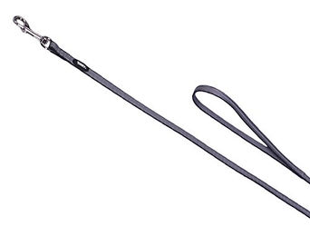 Produktbild von Nobby Hundeleine Mini Reflect aus Nylon grau 120cm für Welpen und kleine Hunde