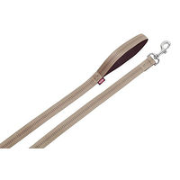 Produktbild von Nobby Hundeleine Soft Grip aus Nylon beige/braun 120 cm