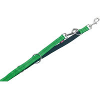 Produktbild von Nobby Hundeleine Soft Grip aus Nylon hellgrün/braun 200 cm x 20 mm