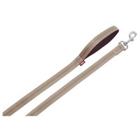 Produktbild von Nobby Hundeleine Soft Grip aus Nylon in Beige/Braun 120 cm