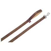 Produktbild von Nobby Hundeleine Soft Grip aus Nylon in Braun mit 120 cm Länge