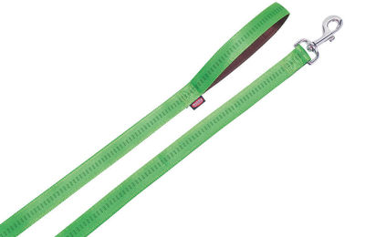 Nobby Hundeleine Soft Grip aus Nylon in Grün/Braun 120 cm – Bild 1 von 3