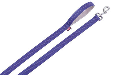 Nobby Hundeleine Soft Grip aus Nylon in Lila, Länge 120 cm, Breite 20 cm - 1 Stk. – Bild 1 von 4