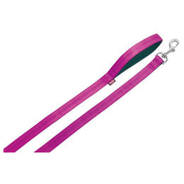 Nobby Hundeleine Soft Grip aus Nylon in Rosa Schwarz 120 cm – Bild 1 von 4