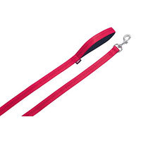 Produktbild von Nobby Hundeleine Soft Grip aus Nylon in Rot mit 120 cm Länge und 20 mm Breite