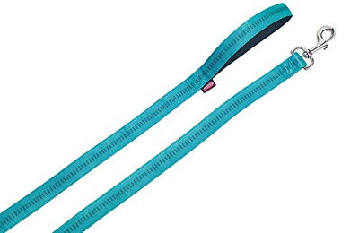 Nobby Hundeleine Soft Grip aus Nylon in Türkis 120 cm - 1 Stk. – Bild 1 von 3