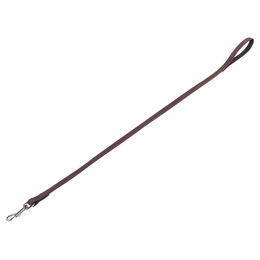 Produktbild von Nobby Hundeleine Velours Braun S/M 100 cm - 100 cm