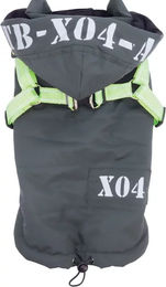 Nobby Hundemantel 2 in 1 grau wasserabweisend Polyester Größe 26 cm – Bild 1 von 4