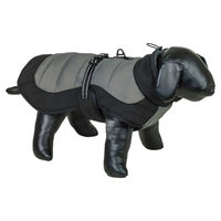 Produktbild von Nobby Hundemantel 2in1 Inside grau schwarz wasserabweisend mit Fleece für den Winter Größe 80 cm