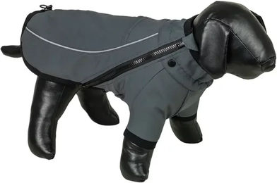 Nobby Hundemantel Ambo grau wasserabweisend mit Fleece-Futter – Bild 1 von 2