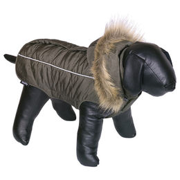 Produktbild von Nobby Hundemantel Arctic Fleece wasserabweisend olivgrün Länge 26 cm