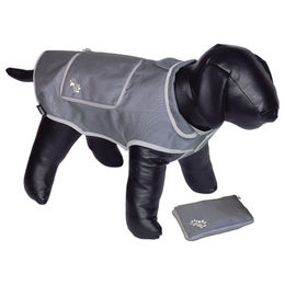 Produktbild von Nobby Hundemantel Banat grau wasserabweisend Polyester Länge 23 cm
