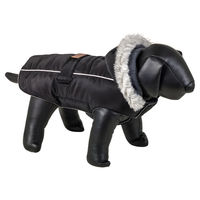 Produktbild von Nobby Hundemantel Boka schwarz wasserabweisend mit Fleece-Futter