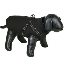 Nobby Hundemantel Bomja 2 in 1 schwarz wasserabweisend aus Polyester – Bild 1 von 2