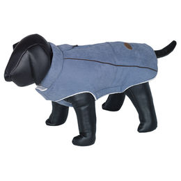 Produktbild von Nobby Hundemantel Caja blau aus Mikrofaser wasserabweisend