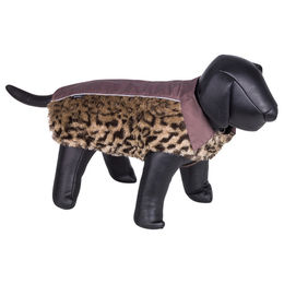 Produktbild von Nobby Hundemantel Cara braun wasserabweisend mit Plüschfutter