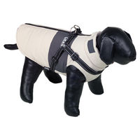 Produktbild von Nobby Hundemantel Change 2in1 beige wasserabweisend mit Fleece-Futter