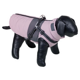 Produktbild von Nobby Hundemantel Change 2in1 lila wasserabweisend mit Fleece für den Winter Rückenlänge 48 cm