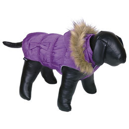 Produktbild von Nobby Hundemantel Daiki lila wasserabweisend mit Fleece-Futter
