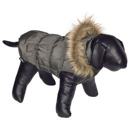 Produktbild von Nobby Hundemantel Daiki Wintermantel aus Fleece grün wasserabweisend Länge 29 cm