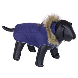 Produktbild von Nobby Hundemantel Elna Fleece blau wasserabweisend Länge 48 cm