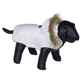 Produktbild von Nobby Hundemantel Elna Winter weiß wasserabweisend Kunstfaser Länge 48 cm