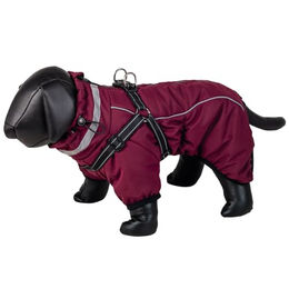 Nobby Hundemantel Elor 2 in 1 bordeaux rot wasserabweisend Polyester – Bild 1 von 2