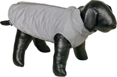 Nobby Hundemantel Full Reflect Silber Grau wasserabweisend mit Fleece-Futter – Bild 1 von 2