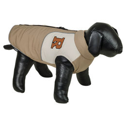 Produktbild von Nobby Hundemantel Hadi Fleece Winter wasserabweisend hellbraun beige Größe 23 cm