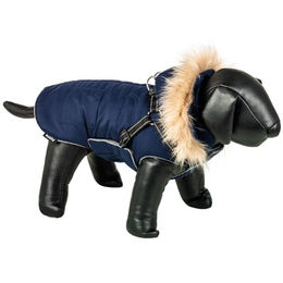 Nobby Hundemantel Jeto 2 in 1 Wasserabweisend Fleece Blau Grau – Bild 1 von 2