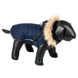 Nobby Hundemantel Jeto 2 in 1 wasserabweisend Fleece Blau Grau – Bild 1 von 2