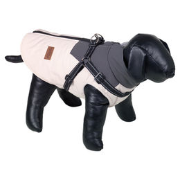 Produktbild von Nobby Hundemantel Jona 2in1 beige wasserabweisend mit Fleece Rückenlänge 36 cm