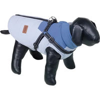Produktbild von Nobby Hundemantel Jona 2in1 Blau wasserabweisend mit Fleece-Futter