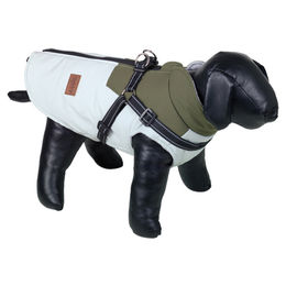 Produktbild von Nobby Hundemantel Jona 2in1 wasserabweisend hellgrün Rückenlänge 32 cm