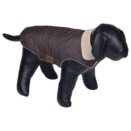Produktbild von Nobby Hundemantel Karol braun wasserabweisend mit Fleece für den Winter