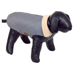 Produktbild von Nobby Hundemantel Karol grau wasserabweisend aus Polyester Größe 32 cm - 32 cm