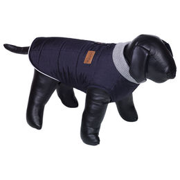Produktbild von Nobby Hundemantel Kasa Blau Wasserabweisend mit Fleece-Futter für den Winter 36 cm