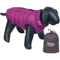Produktbild von Nobby Hundemantel Light wasserabweisend aus Polyester Lila-Braun Größe 20 cm