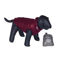 Produktbild von Nobby Hundemantel Light wasserabweisend bordeaux-grau