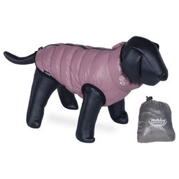 Produktbild von Nobby Hundemantel Light wasserabweisend Polyester altrosa-grau Länge 20 cm
