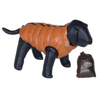 Produktbild von Nobby Hundemantel Light wasserabweisend Polyester orange-braun Länge 20 cm
