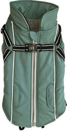 Nobby Hundemantel Lika 2 in 1 Cascade wasserdicht aus Polyester in Grau und Grün – Bild 1 von 4