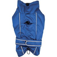 Produktbild von Nobby Hundemantel Liv 2in1 Inside blau wasserabweisend mit Fleece für den Winter