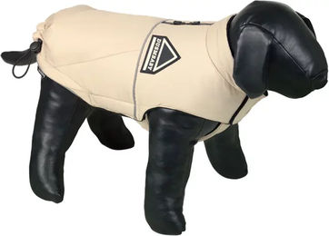 Nobby Hundemantel Makis Fleece Winter beige wasserabweisend Rückenlänge 48 cm – Bild 1 von 3