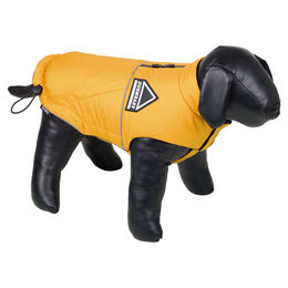Nobby Hundemantel Makis Gelb Wasserabweisend mit Fleece-Futter Rückenlänge 48 cm – Bild 1 von 3