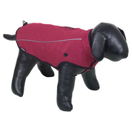 Produktbild von Nobby Hundemantel Mara bordeaux rot wasserabweisend Polyester