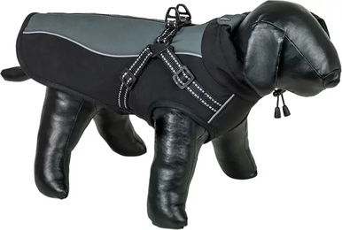 Nobby Hundemantel Meta 2 in 1 Fleece wasserabweisend schwarz-grau Größe 44 cm – Bild 1 von 2